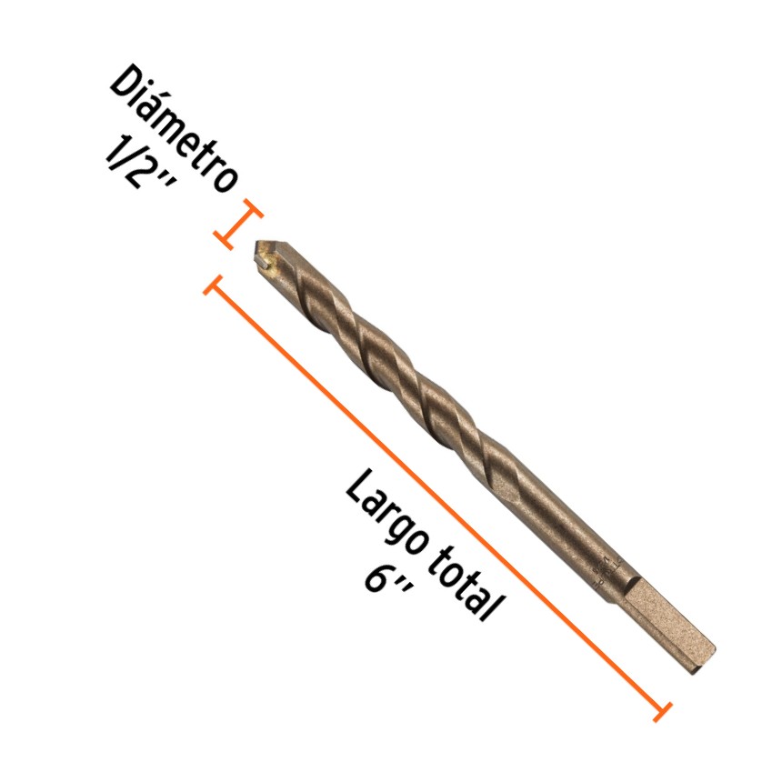 BROCA 1/2X6 P/CONCRETO, 119163 (5)