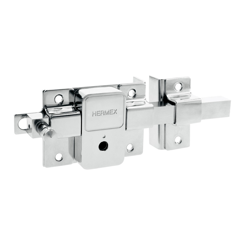 CERRADURA DE BARRA FIJA, LLAVE TETRA, DERECHA, HERMEX