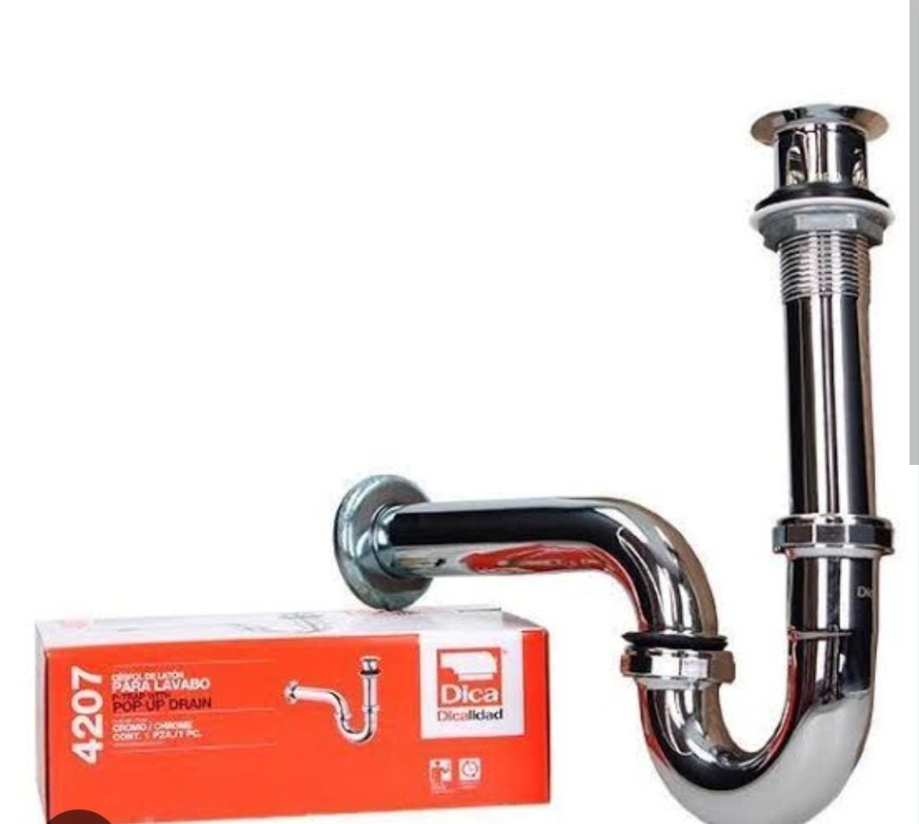 CESPOL DE LATON PARA LAVABO RUG-29B