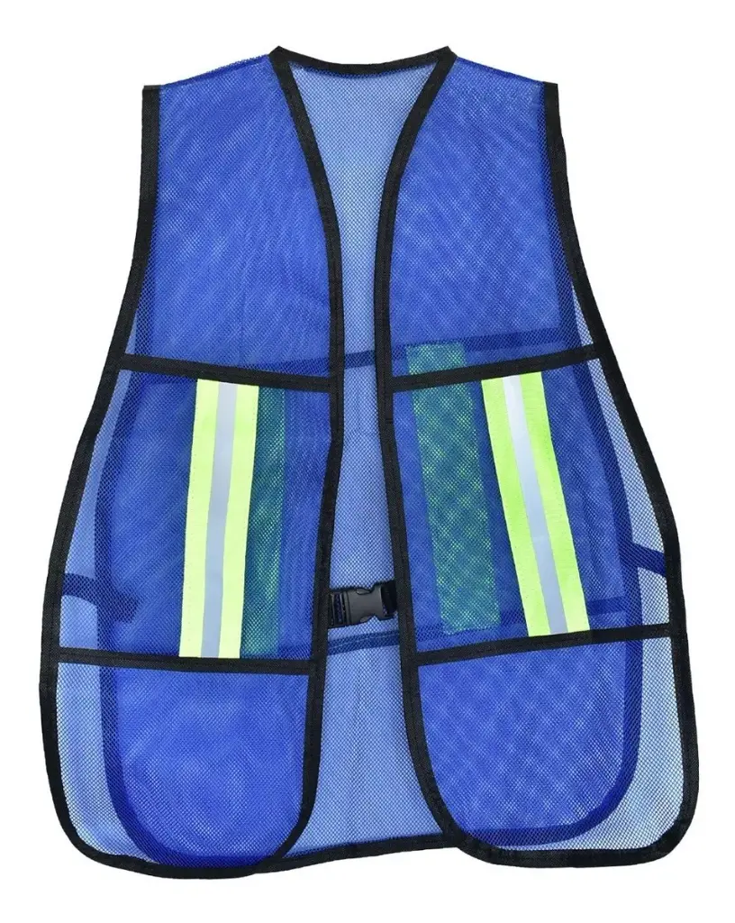 CHALECO SEGURIDAD AZUL