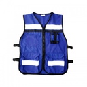 [LC-B04AZR] CHALECO SEGURIDAD BRIGADISTA AZUL REY