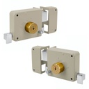 CERRADURA SOBREPONER DER INSTALA-FÁCIL, LLAVE TETRA, CAJA