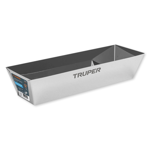 CHAROLA DE 12' DE ACERO INOXIDABLE PARA MEZCLA, TRUPER