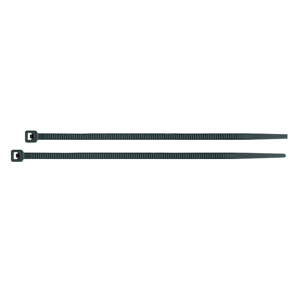 BOLSA CON 25 CINCHOS PLÁSTICOS 50 LB, 350X4.5 MM, NEGROS