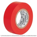 CINTA DE AISLAR DE 18 M X 19 MM, ROJA, TRUPER**