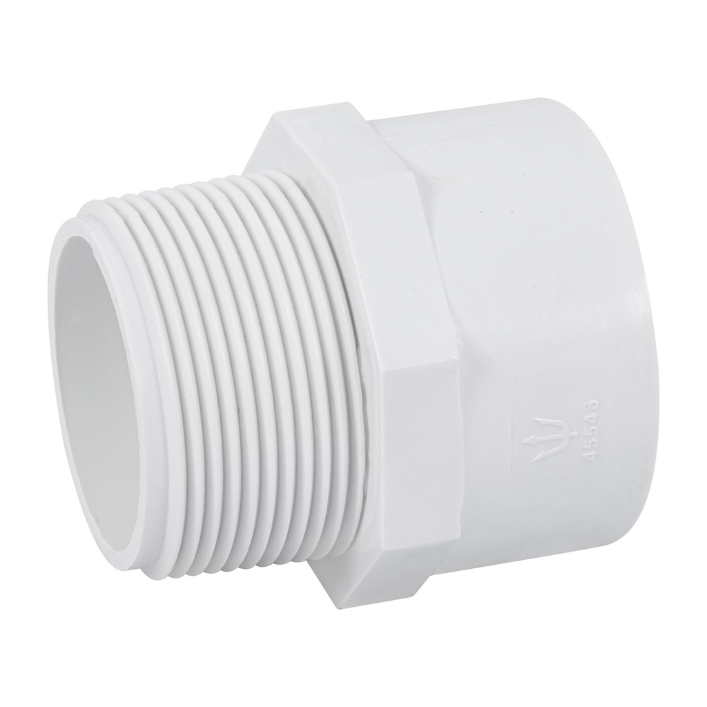 COPLE PVC HIDRA. R/EXT. 1 1/2 (R)