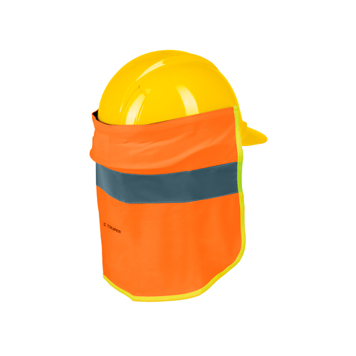 CUBRENUCA PARA CASCO, NARANJA CON REFLEJANTE, TRUPER