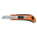 CUTTER 18 MM PROFESIONAL CON ALMA METÁLICA Y GRIP, TRUPER