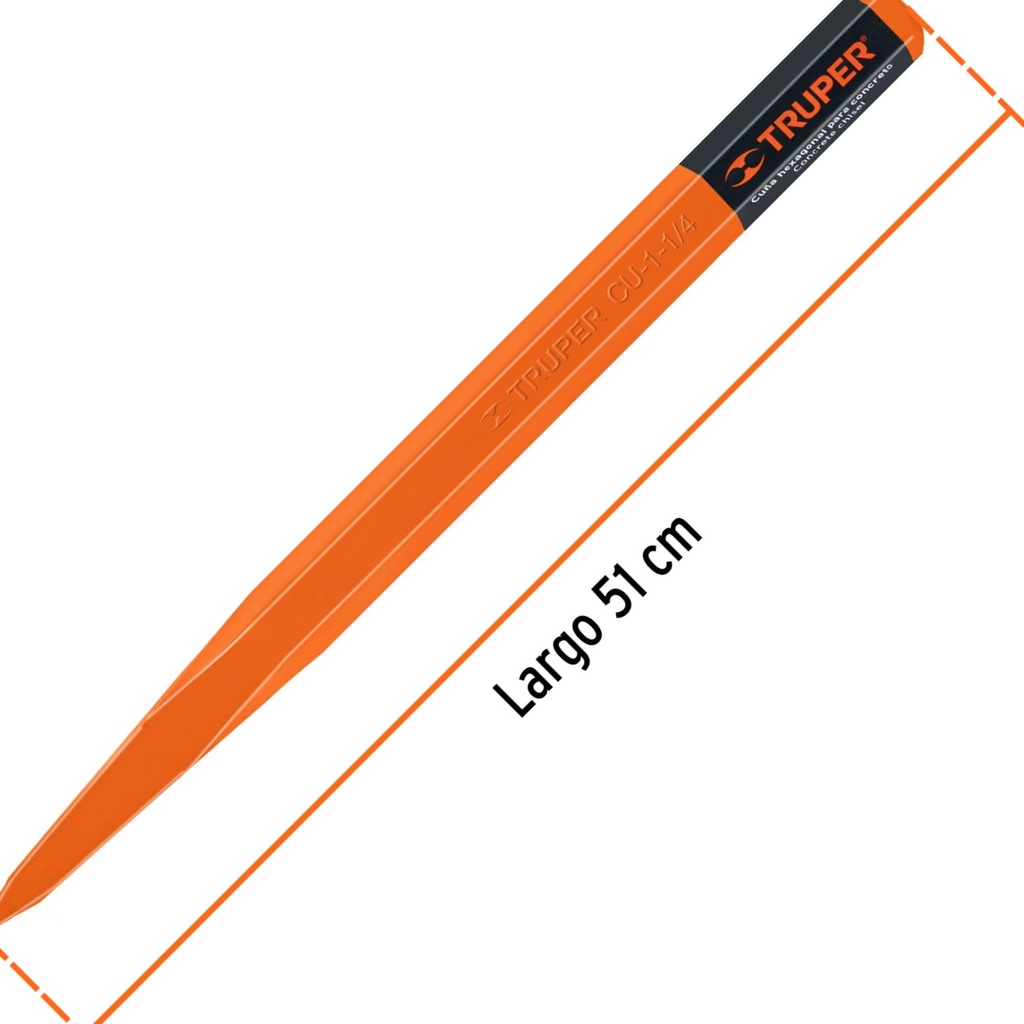 [TRU-13059] CUÑA PARA CONCRETO DE 1-1/4', TRUPER