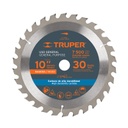 DISCO SIERRA 10' PARA MADERA, 30 DIENTES CENTRO 5/8', TRUPER