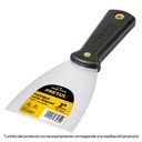 ESPÁTULA FLEXIBLE 4' CON MANGO DE PLÁSTICO, PRETUL