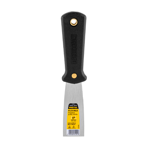 [TRU-20322] ESPÁTULA FLEXIBLE 1' CON MANGO DE PLÁSTICO, PRETUL