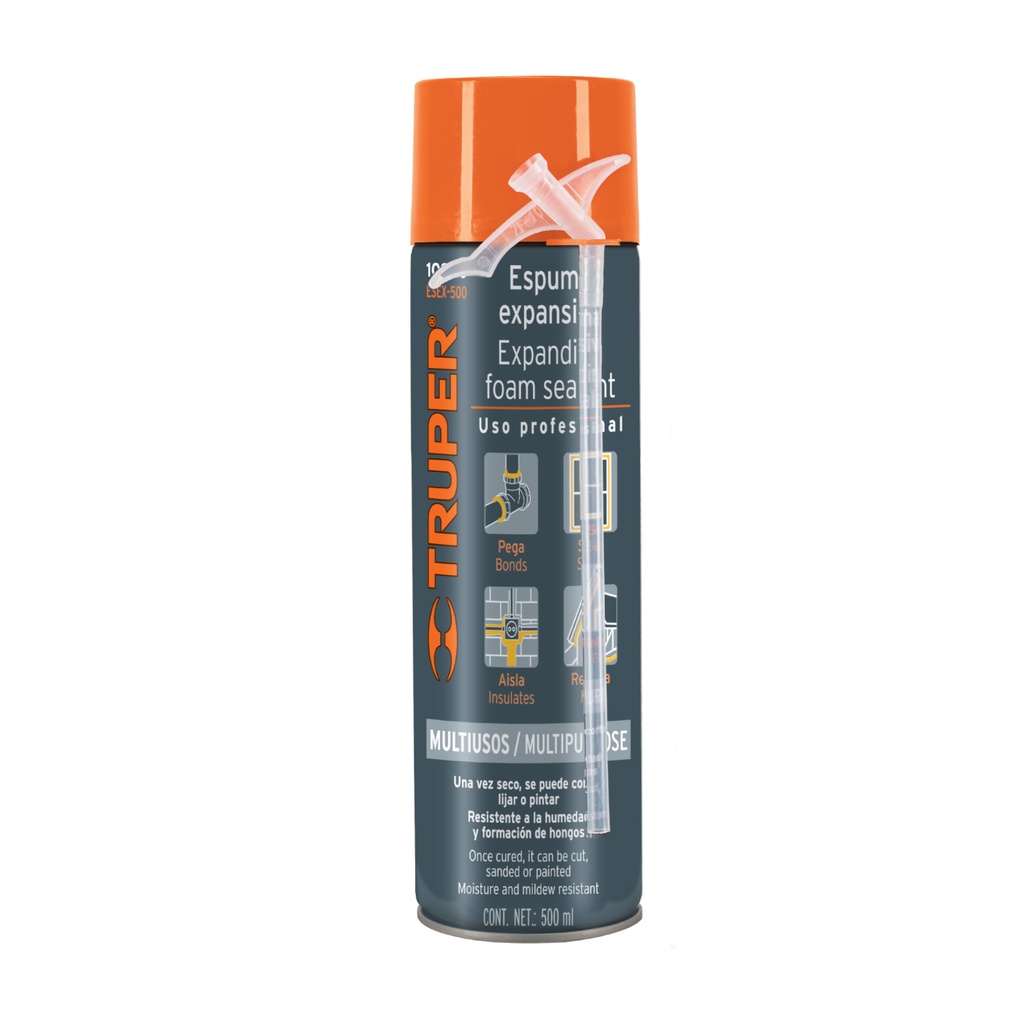 ESPUMA EXPANSIVA DE 500 ML, TRUPER