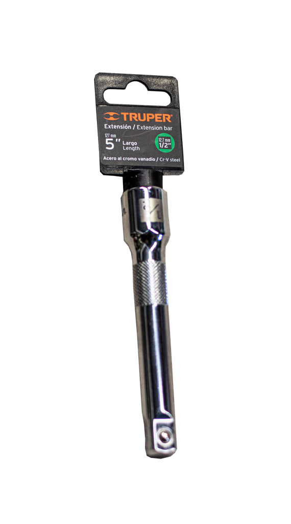 EXTENSIÓN CUADRO 1/2' PARA MATRACA, LARGO 5', TRUPER