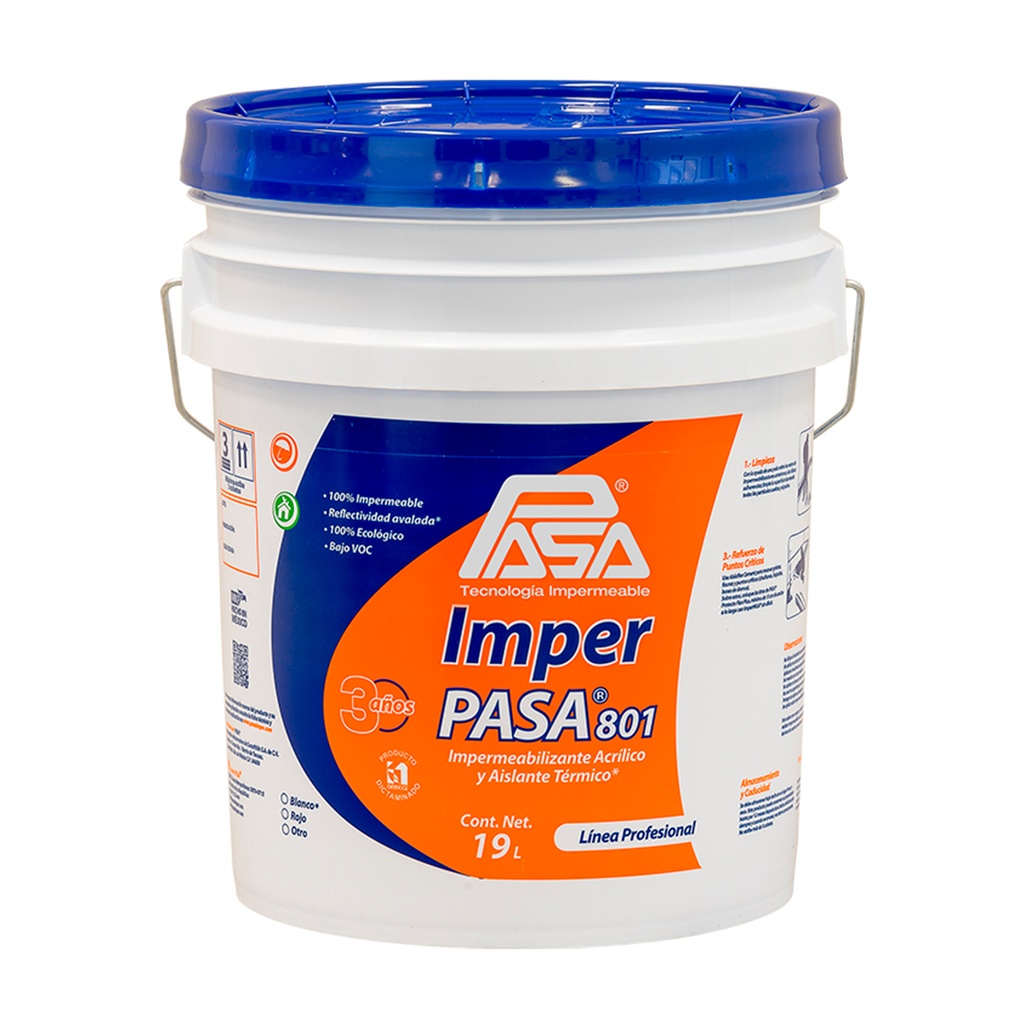 [PAS-37209] IMPER PASA 801 3AÑOS ROJO 22.7L