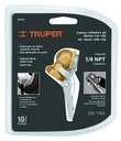 CABEZA INFLADORA LLANTAS C/CLIP, HEMBRA, 1/4' NPT, TRUPER