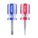 [TRU-21379] DÚO DE DESARMADORES 1/4 X 1-1/2' MANGO DE PVC, PRETUL*