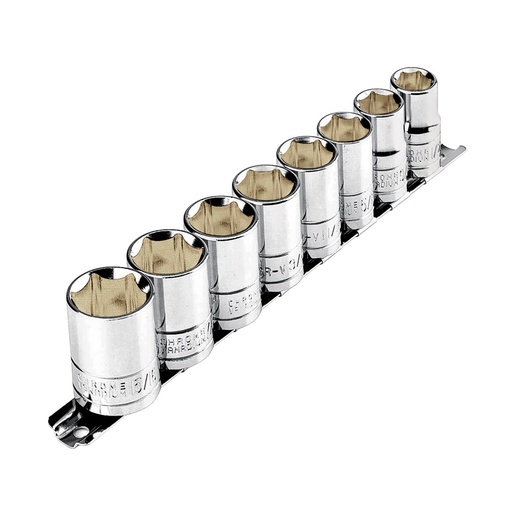 [TRU-21170] JUEGO DE 8 DADOS CUADRO 1/2' STD, PRETUL