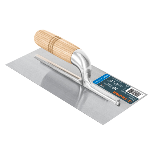 [TRU-15400] LLANA 11' CANTO RECTO, 10 REMACHES, MGO MADERA, TRUPER