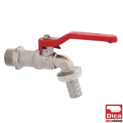 [URR-4020] LLAVE CHORRO ESFERA CON CONEXION P/M