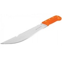 [TRU-15890] MACHETE RAMBO 12',CACHA REMACHADA NARANJA, CON FUNDA, TRUPER