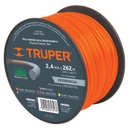 [TRU-17643] HILO REDONDO, PARA DESBROZADORA, 2.4MM X 262M,CARRETE,TRUPER