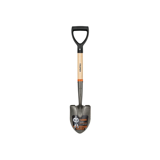 [TRU-17193] PALA CAJUELERA REDONDA, PUÑO 'D' MANGO DE MADERA, TRUPER