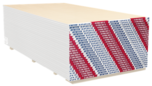 [MAX-800502] PANEL DE YESO FIRE REY 1.22 X 2.44  X12.7MM*