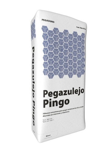 [PEG-PZZP] PEGAZULEJO PINGO BLANCO PEGADURO 20kgs*
