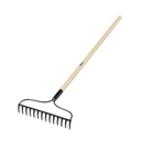 [TRU-25054] RASTRILLO JARDINERO, 14 DIENTES, PRETUL