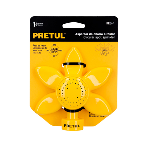[TRU-20081] ASPERSOR BASE METÁLICA CIRCULAR, TIPO FLOR, PRETUL