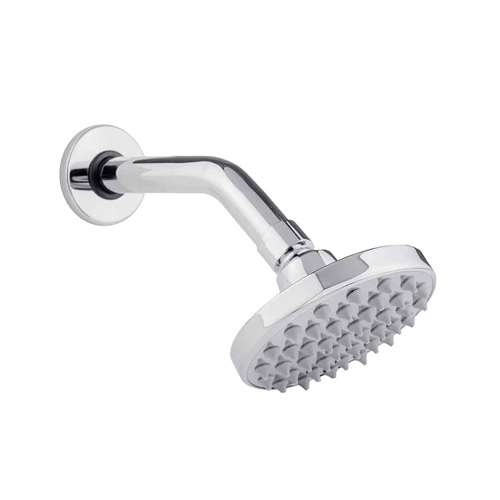 [URR-4540] REGADERA PLATO REDONDA C/BRAZO Y CHAPET