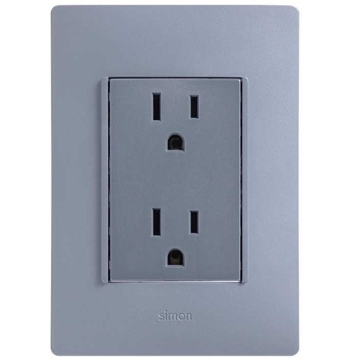 [ELE-2600424-068] TOMA CORRIENTE DUPLEX 2P+T GRAFITO S26 (1)