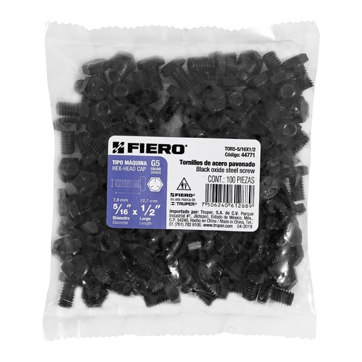 [TRU-44771] TORNILLO  5/16" X 1/2"