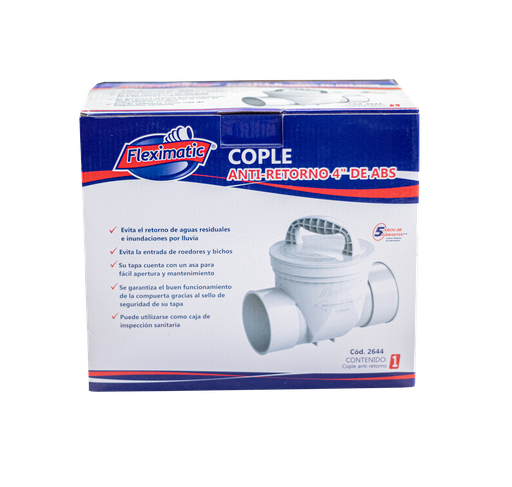 [FLEX-2644] VALVULA CHECK ANTIRRETORNO 4"