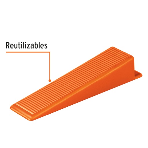 [TRU-100518] BOLSA CON 100 CUÑAS PARA NIVELACIÓN DE AZULEJOS, TRUPER