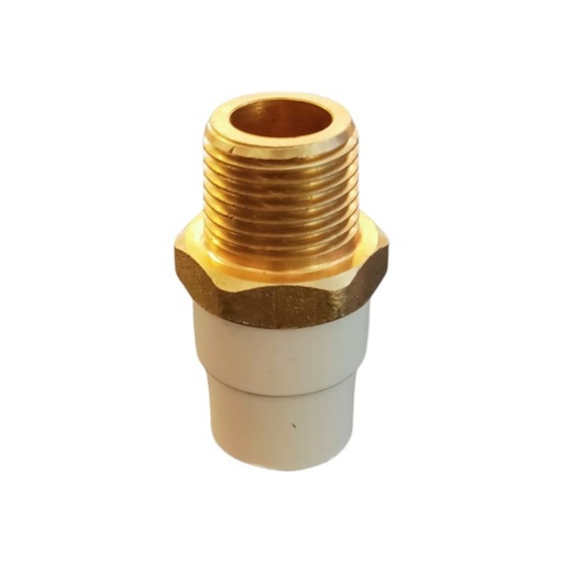 [CPVC-MB1/2] ADAPTADOR MACHO CPVC C/I. BRONCE 1/2