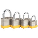 [TRU-23504] CANDADO LAMINADO, 50MM, GANCHO CORTO, BLISTER, HERMEX BASIC