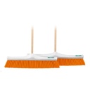 [TRU-57037] CEPILLO INDUSTRIAL CERDA SUAVE DE 56 CM, BASTÓN DE MADERA