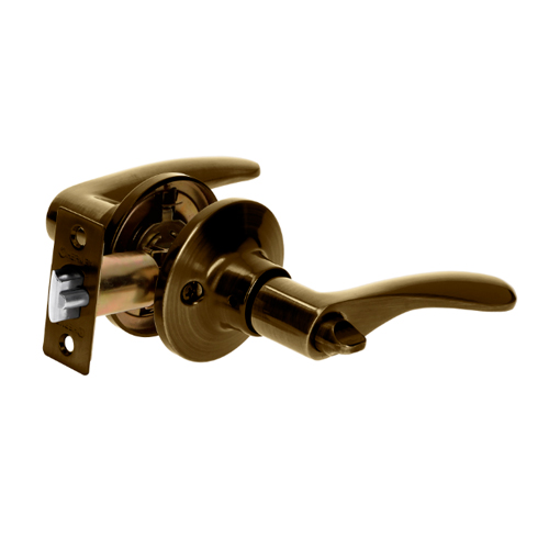 [TRU-20034] CERRADURA MANIJA 'MILÁN' RECÁMARA LATÓN ANTIGUO, CIL METAL