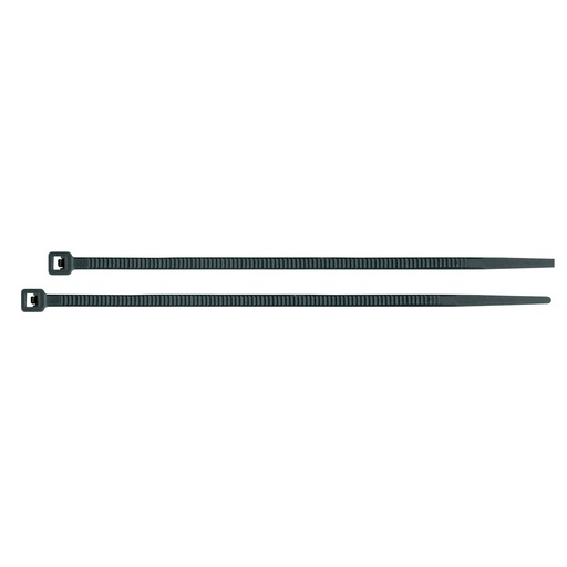 [TRU-44329] BOLSA CON 25 CINCHOS PLÁSTICOS 50 LB, 350X4.5 MM, NEGROS