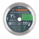 [TRU-11579] DISCO DE DIAMANTE DE 7' X 2.2 MM, RIN CONTINUO, TRUPER