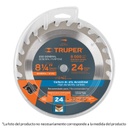 [TRU-18303] DISCO SIERRA 8-1/4' PARA MADERA, 40 DIENTES CENTRO 5/8'