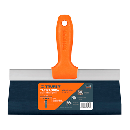 [TRU-14460] ESPÁTULA TAPIZADORA DE 10' ACERO AL MEDIO CARBONO, TRUPER