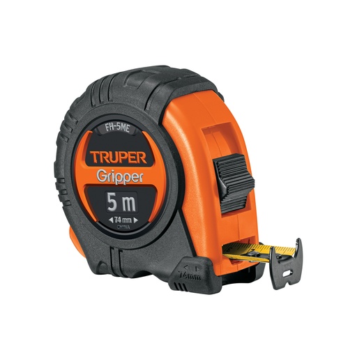 [TRU-15388] FLEXÓMETRO CONTRA IMPACTOS 5 M CINTA 19 MM GRAD. MÉTRICA