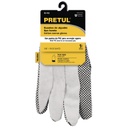 [TRU-20330] GUANTES DE ALGODÓN CON PUNTOS PVC EN PALMA, UNITALLA, PRETUL