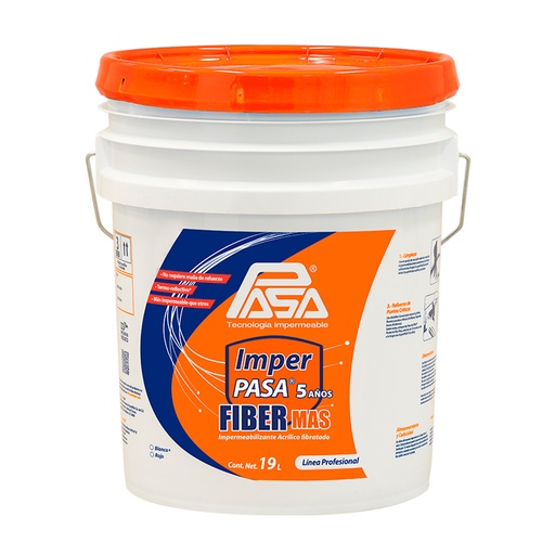 [PAS-33599] IMPER PASA FIBER 5 AÑOS ROJO 22.7L