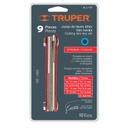 [TRU-15566] JUEGO DE 9 LLAVES ALLEN STD TIPO NAVAJA, CUERPO DE LÁMINA